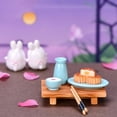 thumbnail image 1 of Mightlink Dollhouse Miniature Mid-Autumn Festival Moon Cake Kitchenware Lotus Mini Decor, 1 of 8