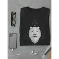 thumbnail image 3 of Polar Bear Head Geometric T-Shirt Men -Image by Shutterstock, Male Small, 3 of 4