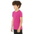 thumbnail image 5 of Daxton Youth Size Short Sleeve Tee Basic Tshirt Tops- Hot Pink, X-Small, 5 of 6