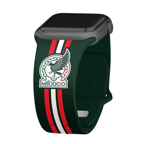 Mexico National Team HD Unisex Watch Band for Apple Watch, 42/44/45/49mm(46mm Series 10/11) Long by Affinity Bands