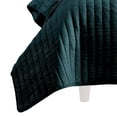 thumbnail image 4 of Benjara Elia Twin Contemporary Quilt Coverlet Set w/ Crinkle Texture- Teal Green, 4 of 6