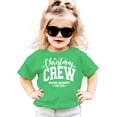 thumbnail image 2 of Christmas Crew Shirt for Adults and Kids Matching Holiday Tee for Mom Dad Girls Boys Vintage Green Shirt 5-6, 2 of 6