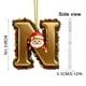 thumbnail image 1 of Decoraciones de Árbol de Navidad 26 Letras Colgante Ornamentos Personalizados para la Decoración Del Hogar, 1 of 3