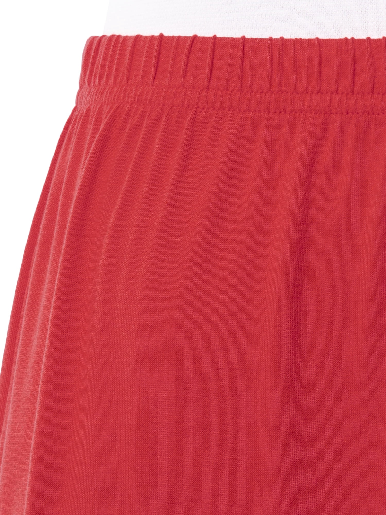 Fruit of the Loom Women's Soft & Breathable V-Neck Short Sleeve Top & Pajama Pant Set, Sizes S-4X