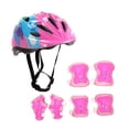 thumbnail image 1 of Casco de bicicleta ajustable multiusos para niños con equipo de protección deportivo para bicicleta Rosa, 1 of 8