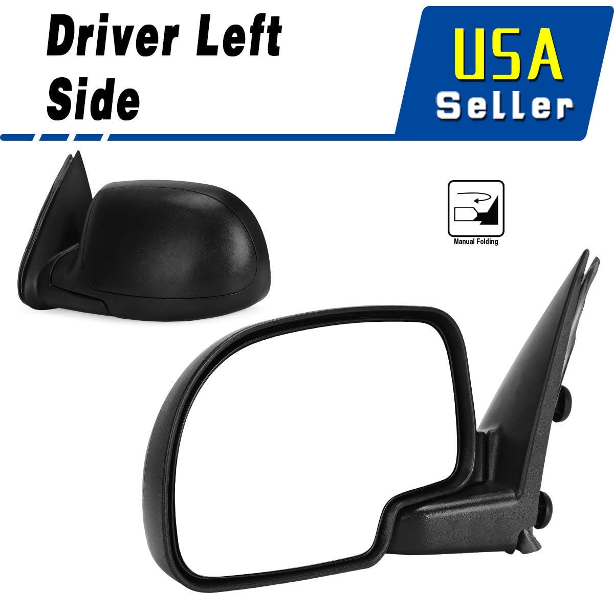 NEW SINGLE VINTAGE STYLE SIDE MIRROR CAN BE USED ON THE RIGHT OR LEFT SIDE . 