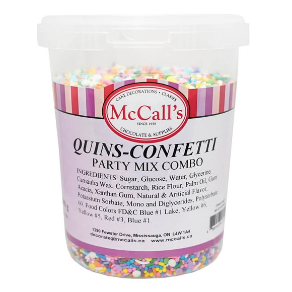 QUINS CONFETTI PARTY MIX COMBO 600 G