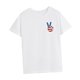 thumbnail image 5 of Camiseta para mujer, moda de verano, camiseta con cuello redondo para mujer, para viajes en la oficina en la calle Blanco, 5 of 7