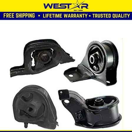 Fits 1988-1991 Honda Civic/CRX 1.5L AUTO Motor & Trans Mount Set 4PCS : A6507, A6504, A6503, A6518