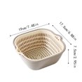 thumbnail image 3 of XWSHYW Utensilios y Gadgets de Cocina. Cesta de Drenaje para Lavabo de Lavado de Verduras de Doble Capa, Cesta de Drenaje para El Hogar, Sala de Estar, Platos de Frutas, Cesta de Drenaje de Cocina Gr, 3 of 3