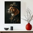 thumbnail image 5 of English Foxhound Wall Art Dog Canvas Paintting Wall Art Vintage Dog Poster Unframe Funny Pet Prints For Room Décor, 5 of 6
