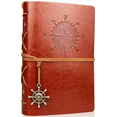 thumbnail image 1 of Libreta Vintage De Piel Grande Marron Malubero Papel extra grueso, 1 of 3