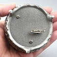 thumbnail image 7 of Sinzyo Round Emboss Alloy Metal Music Box Wind Up Movement Musical Boxs for Christmas/Birthday/Valentine's Day Gift ( Tune ; You are My Sunshine ), 7 of 7