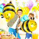 thumbnail image 4 of 15 Globos De Mylar Para Fiestas Con Temática De Abejas Xtellar amarillo, 4 of 4