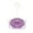 Purple, variant on Red Flower Hummingbird Feeder - Outdoor Hanging Bird Feeder with UV-Resistant Design, Easy to Clean