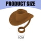 thumbnail image 4 of Tapa de pajita para taza de 30 a 40 oz, tapa de pajita de silicona, sombrero de vaquero, accesorios para vaso de 10 mm, 0,4 pulgadas, lindos regalos para mujeres, 4 of 5