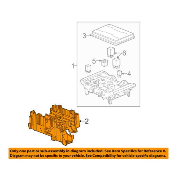 GM OEM Fuse Relay-Mount Bracket 23200659