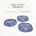 thumbnail image 4 of Spode Blue Italian Collection Dip Dishes, Set of 3 Mini Dipping Bowls for Serving Sauces and Side Dishes, Made of Fine Porcelain, Dishwasher and Microwave Safe, Blue/White, 4 of 7