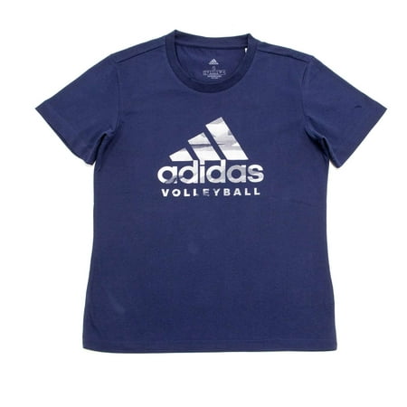 Adidas Women's Volleyball Graphic Logo T-Shirt, Team Navy,S - US
