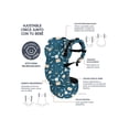 thumbnail image 5 of La Rebozería Portabebé ergonómico Nukú Dryfit bebé ajustable transpirable, 5 of 5