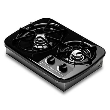 Atwood 56493 Black 2 Burner Drop-In Cooktop