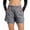 Grey, variant on High Waist Loose Fit Workout Shorts for with Zipper Secure Design Comfortable Athletic Running Yoga Exercise Casual Wear Fishnet Shorts Women Womens Shorts Womens Knit Shorts Women's Shorts