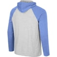 thumbnail image 3 of Men's Colosseum  Heather Gray Florida Gators Hasta La Vista Raglan Hoodie Long Sleeve T-Shirt, 3 of 3
