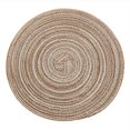 thumbnail image 1 of Bangcool Table Mat Braided Round Heat Insulation Linen Dining Mat Place Mat for Kitchen, 1 of 10