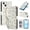 D, variant on Decase for iPhone 13 Mini Wallet Case with Card Holder,Fashion PU Leather Phone Case,Flip Flower Pattern Cover,Shockproof TPU Inner Shell,B