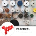 thumbnail image 2 of AURARMLET 10 Pcs Crochets de Brosse de Détail Supports d'Outils en Plastique Rouge pour Matériel, 2 of 8