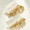 Golden, variant on 10PCS Irregular Earring Set - C-Shape & Teardrop Lightweight Earrings for Women’s Daily Wear