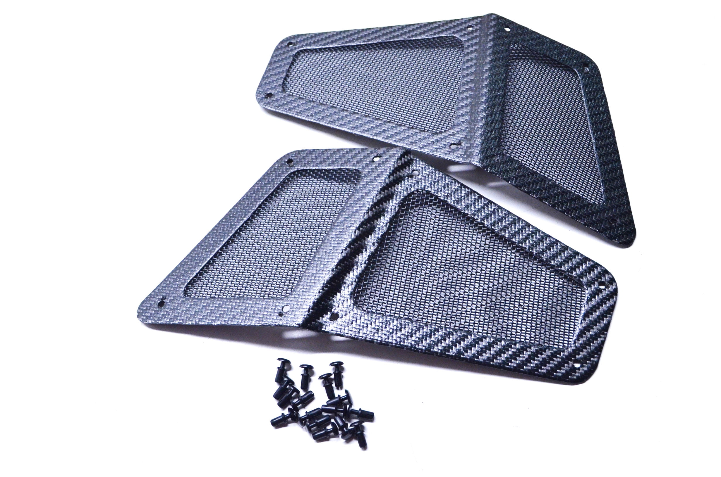 Fire And Ice 13PCFTSH Carbon Fiber Top Side Hood Vent Kit NOS