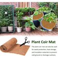 thumbnail image 3 of Ayybf Coco Liner,  9.8" X 39" Coco Liner Roll Hanging Basket Pad Garden Plants Wall Planter Flowerpot Basket Coco Fiber 25cm*100cm, 3 of 5