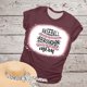 thumbnail image 2 of Mujeres Casual Béisbol Mamá Tie-dyed Impreso Manga corta Cuello redondo Pullover Blusa Camiseta Tops OAVQHLG3B Store lin121212, 2 of 5