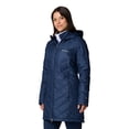 thumbnail image 4 of Chaqueta Columbia Heavenly Long con capucha para mujer, 2 unidades, color azul marino, 4 of 8