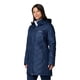 thumbnail image 4 of Chaqueta Columbia Heavenly Long con capucha para mujer, 2 unidades, color azul marino, 4 of 8