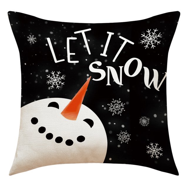 Funda decorativa para sofá de Papá Noel, funda de cojín navideña para el hogar, funda de almohada