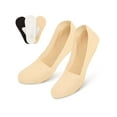 thumbnail image 5 of Gustave 6 Pairs No Show Socks for Women Ultra Low Cut Liner Socks Non Slip Thin Invisible Hidden Socks Footies for Flats Loafer "Nude", 5 of 9