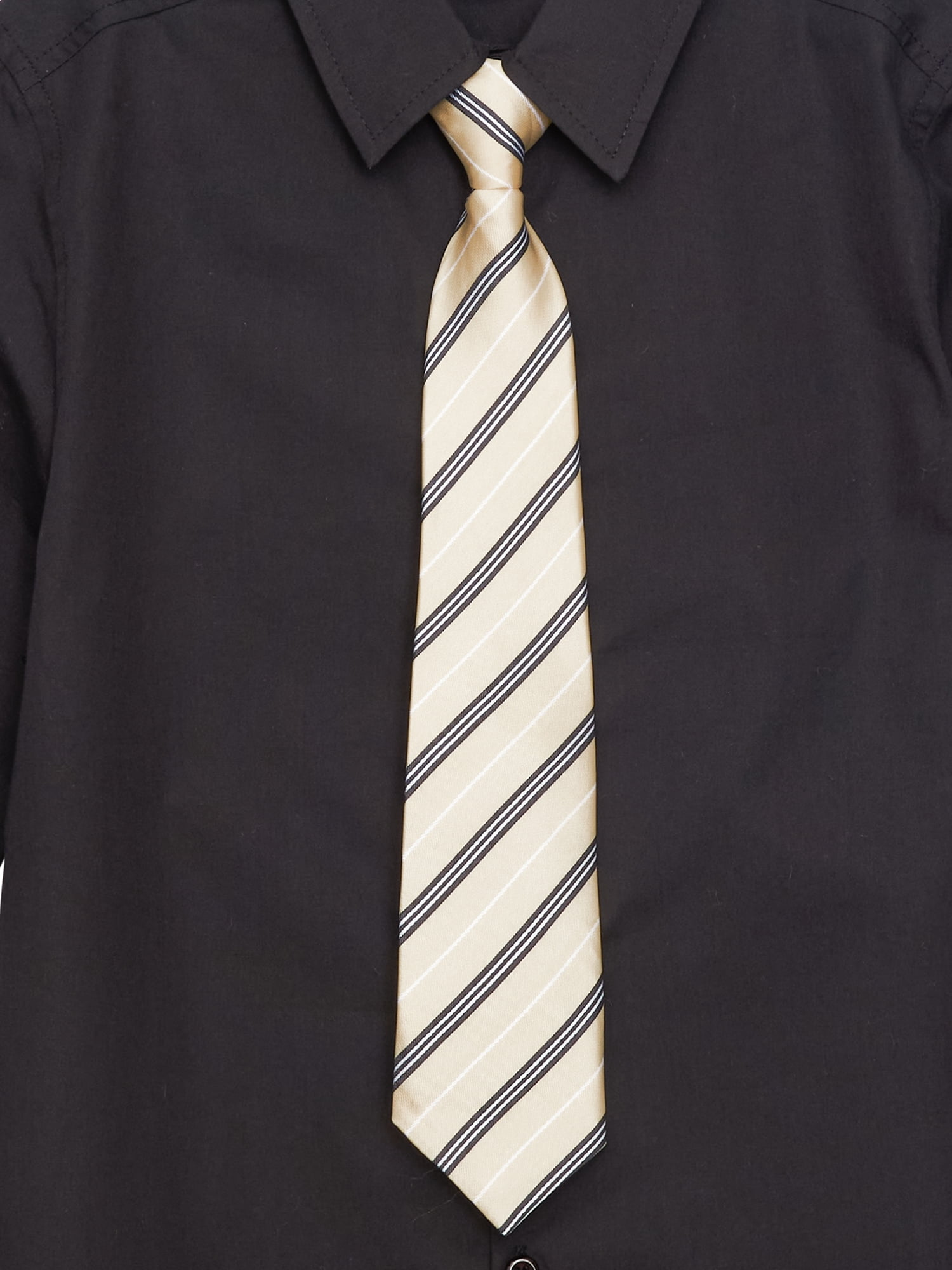 ANDE Boys Dress Shirt and Tie Set, 2-Piece, Sizes 4-16 Husky