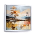 thumbnail image 2 of Designart "Summertime Lake Charm" Lakes Lakehouse Floater Framed Canvas Prints, 2 of 5