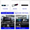thumbnail image 2 of MOOKAKA Dual 12.3 inch Carplay Screen/Radio/Multimedia Player for Toyota Sienna 2021-2025 Universal Car Navigation/GPS Upgrade Headunit Android Display 1080P Touch Screen Replace System, 2 of 16