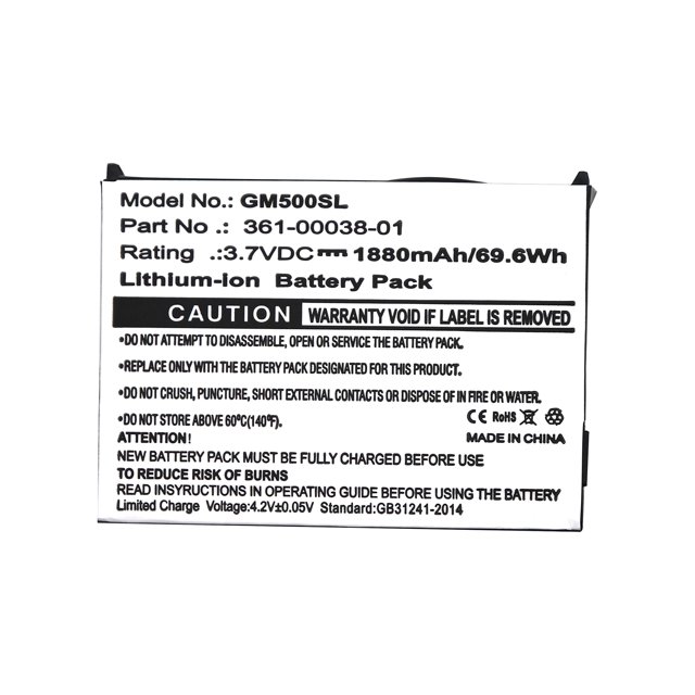 Reemplazo de batería para Garmin Zumo 660 Aera 510 Nuvi 500