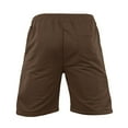 thumbnail image 4 of Bcfgryg Men's Loose Fit Streetwear Shorts – Oversized Casual Quarter Length Sports Shorts With Functional Design Men's Linen Shorts For Summer Travel Coffee M, 4 of 5