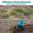 thumbnail image 6 of Rijanmt 21V Cordless Electric Garden Tiller Cultivator,270rpm Gardening Rototiller,Telescopic Handle,Heavy-Duty Blades,Powerful,3.9 inch Tilling Width,9.8 inch Depth for Soil Preparation,Weeding, 6 of 6