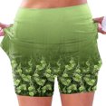 thumbnail image 2 of Wxolcjlv Women's Floral Print Skort High Waist Built‑In Short with Side Pockets Skorts, 2 of 4