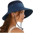 thumbnail image 1 of Sun Bucket Hats for Men Women 3” Wide Brim UPF 50+ Fishing & Beach Hat, 1 of 5