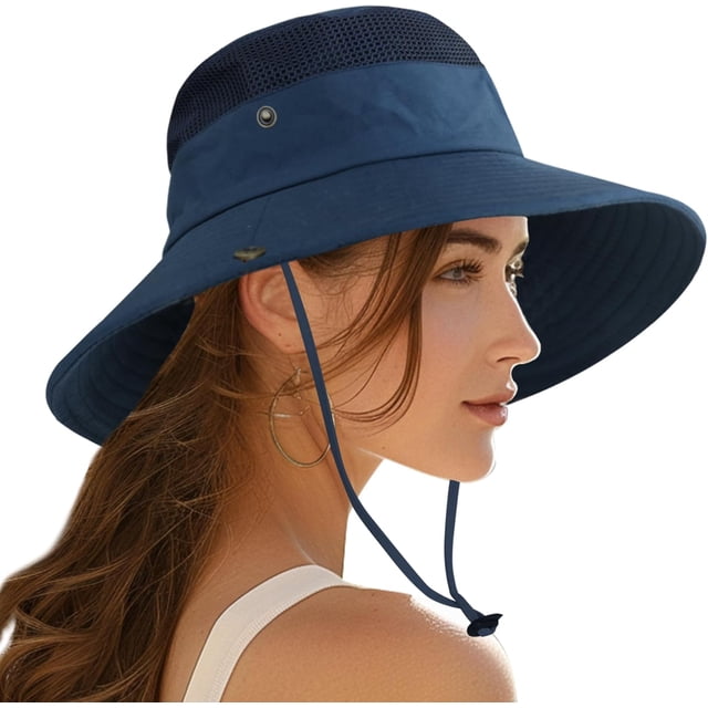 Sun Bucket Hats for Men Women 3” Wide Brim UPF 50+ Fishing & Beach Hat