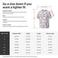 thumbnail image 7 of Wukai Purple Rabbit Men's Casual Short-Sleeve Button Down Shirt - Lightweight Summer Dress Shirt for Daily Wear-3X-Large, 7 of 7