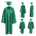 thumbnail image 2 of SXcggal Unisex Graduation Gown Cap Set With 2025 Outfit For Adult Size Solid Color Basic Adult Graduation Gown, 2 of 4