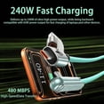 thumbnail image 3 of Adjustable Foldable Phone Stand Holder with 240W Fast Charging and 480Mbps High-Speed Data Sync for Smartphones, 3 of 8